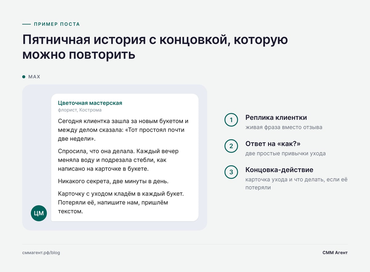 Пятничная история с концовкой, которую можно повторить