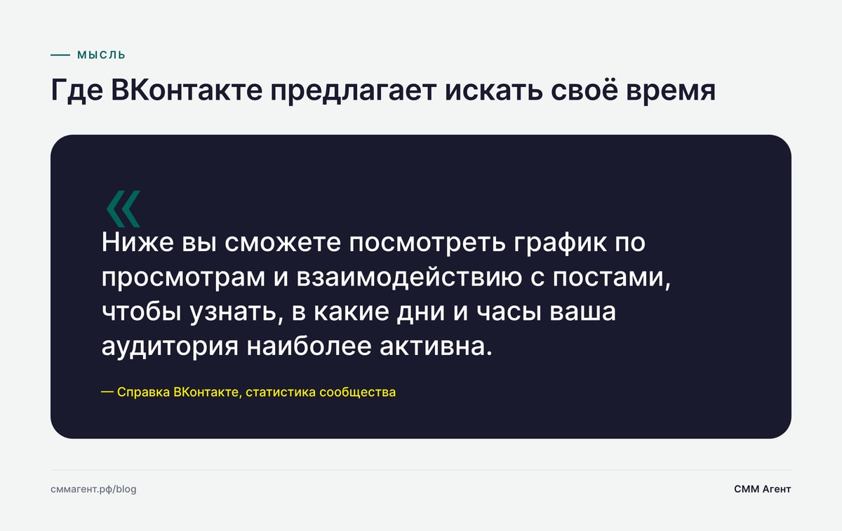 Где ВКонтакте предлагает искать своё время